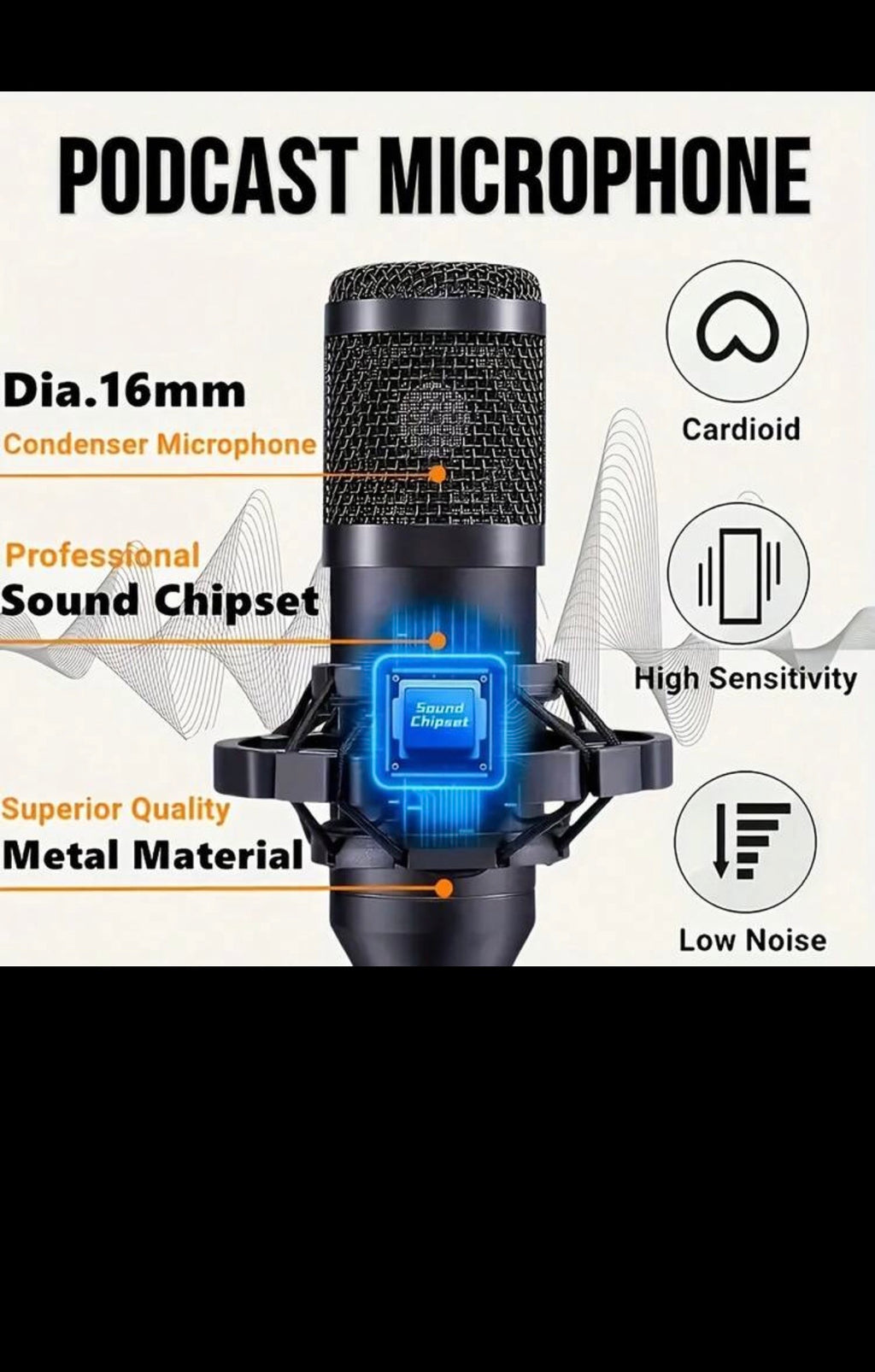 All-in-One Podcast Equipment Setup