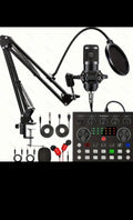 All-in-One Podcast Equipment Setup